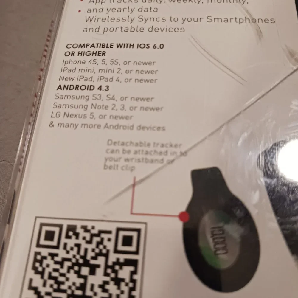 NWT! BLUETOOTH WIRELESS ACTIVITY TRACKER